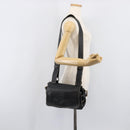 Vivienne Westwood Shoulder Bag Leather Black Gold Auth 204055-23