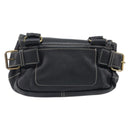 Vivienne Westwood Shoulder Bag Leather Black Gold Auth 204055-2