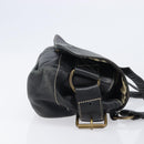 Vivienne Westwood Shoulder Bag Leather Black Gold Auth 204055-3