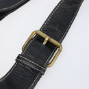 Vivienne Westwood Shoulder Bag Leather Black Gold Auth 204055-9