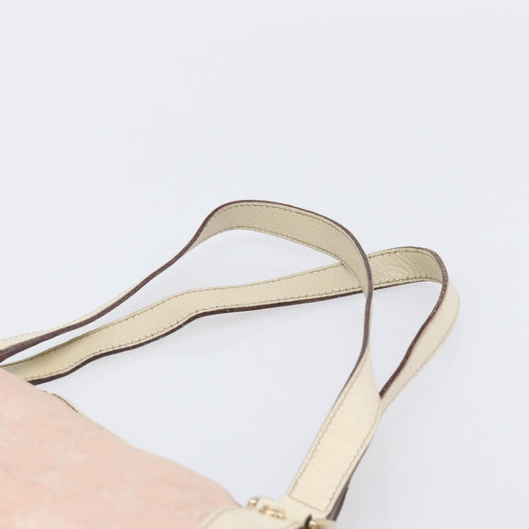 GUCCI GG Canvas Abbey Tote Bag Pink Gold 130736 Auth 204056