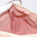 GUCCI GG Canvas Abbey Tote Bag Pink Gold 130736 Auth 204056-22