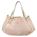 GUCCI GG Canvas Abbey Tote Bag Pink Gold 130736 Auth 204056-3
