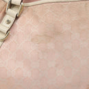 GUCCI GG Canvas Abbey Tote Bag Pink Gold 130736 Auth 204056-5