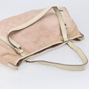 GUCCI GG Canvas Abbey Tote Bag Pink Gold 130736 Auth 204056-8