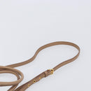 Miu Miu Hand Bag Leather 2way Beige Gold Auth 204057V-15