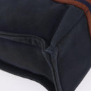 HERMES New Fourre Tout PM Hand Bag Canvas Navy Silver Auth 204058-14