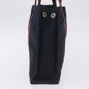 HERMES New Fourre Tout PM Hand Bag Canvas Navy Silver Auth 204058-5