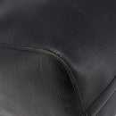 LOUIS VUITTON Epi Keepall 45 Boston Bag Black M42972 LV Auth 204059A-14