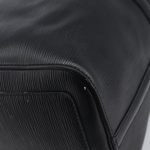 LOUIS VUITTON Epi Keepall 45 Boston Bag Black M42972 LV Auth 204059A