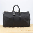 LOUIS VUITTON Epi Keepall 45 Boston Bag Black M42972 LV Auth 204059A-12