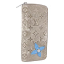 LOUIS VUITTON Taurillon Clemence Climbing Zippy Wallet Vertical Auth 204062-1
