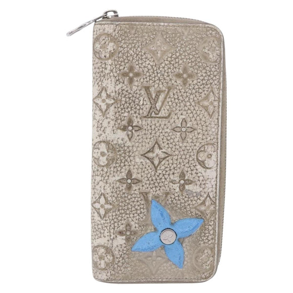 LOUIS VUITTON Taurillon Clemence Climbing Zippy Wallet Vertical Auth 204062