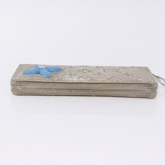 LOUIS VUITTON Taurillon Clemence Climbing Zippy Wallet Vertical Auth 204062