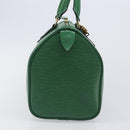 LOUIS VUITTON Epi Speedy 25 Hand Bag Borneo Green M43014 LV Auth 204078V-3