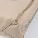 BALENCIAGA Paper Mini Hand Bag Leather 2way Gray Silver 357333 Auth 204084V-16