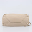 BALENCIAGA Paper Mini Hand Bag Leather 2way Gray Silver 357333 Auth 204084V-5
