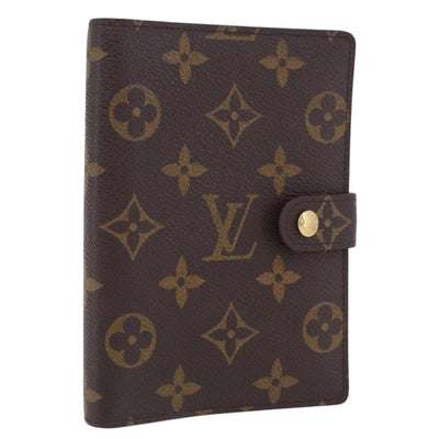 LOUIS VUITTON Monogram Agenda PM Day Planner Cover R20005 LV Auth 204086