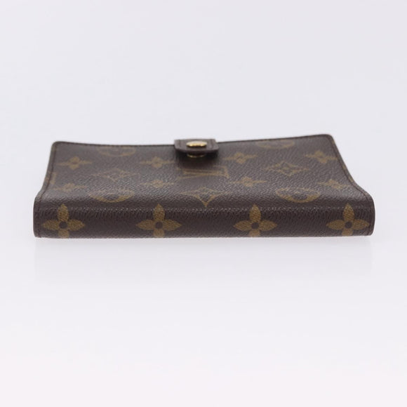 LOUIS VUITTON Monogram Agenda PM Day Planner Cover R20005 LV Auth 204086