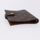 LOUIS VUITTON Monogram Agenda PM Day Planner Cover R20005 LV Auth 204086-6