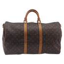 LOUIS VUITTON Monogram Keepall Bandouliere 50 Boston Bag M41416 LV Auth 204089-2