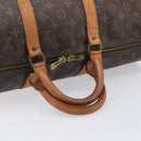 LOUIS VUITTON Monogram Keepall Bandouliere 50 Boston Bag M41416 LV Auth 204089-7