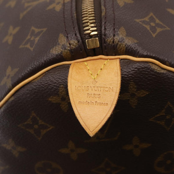 LOUIS VUITTON Monogram Keepall 60 Boston Bag M41422 LV Auth 204091V