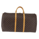 LOUIS VUITTON Monogram Keepall 60 Boston Bag M41422 LV Auth 204091V-2