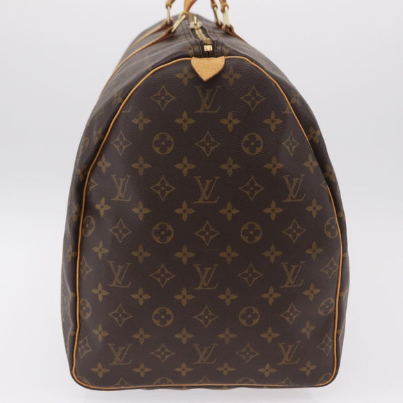 LOUIS VUITTON Monogram Keepall 60 Boston Bag M41422 LV Auth 204091V