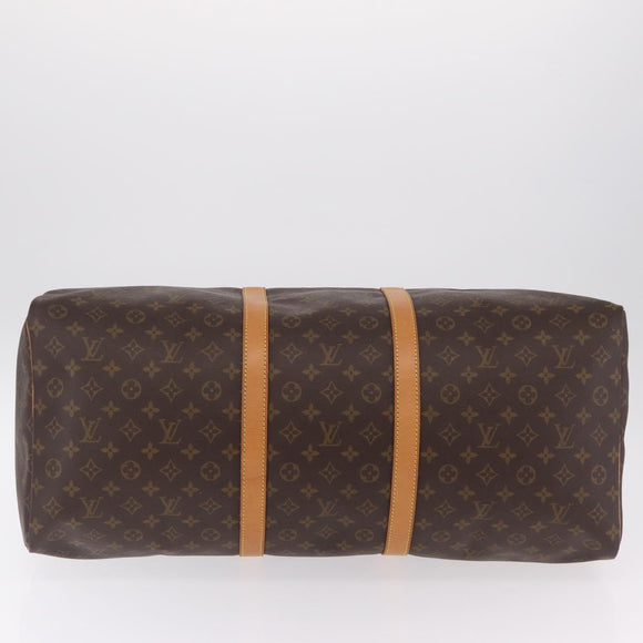 LOUIS VUITTON Monogram Keepall 60 Boston Bag M41422 LV Auth 204092V