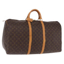 LOUIS VUITTON Monogram Keepall 60 Boston Bag M41422 LV Auth 204092V-1