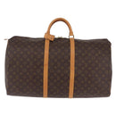 LOUIS VUITTON Monogram Keepall 60 Boston Bag M41422 LV Auth 204092V-13