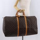 LOUIS VUITTON Monogram Keepall 60 Boston Bag M41422 LV Auth 204092V-24
