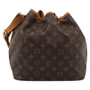 LOUIS VUITTON Monogram Petit Noe Shoulder Bag M42226 LV Auth 204097V-3