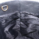 PRADA Vitellolux Hand Bag Leather Black Gold Auth 204100V-22
