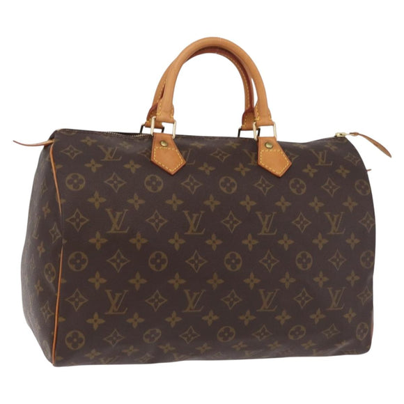 LOUIS VUITTON Monogram Speedy 35 Hand Bag M41524 LV Auth 204115V