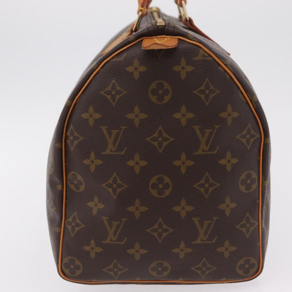 LOUIS VUITTON Monogram Speedy 35 Hand Bag M41524 LV Auth 204115V