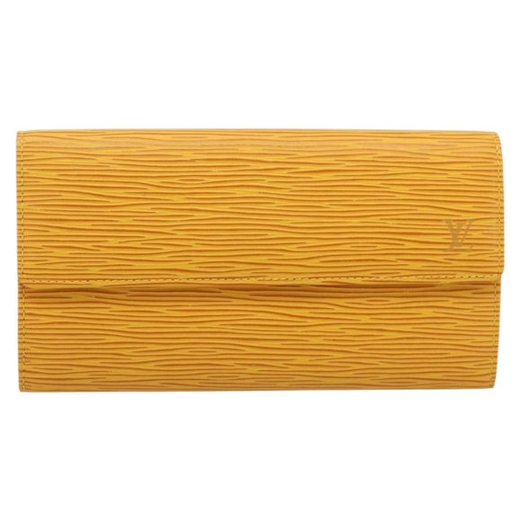 LOUIS VUITTON Epi Pochette Porte Monnaie Credit Wallet M63579 LV Auth 204118V