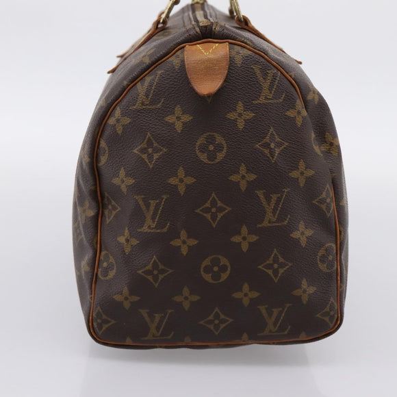 LOUIS VUITTON Monogram Speedy 30 Hand Bag M41526 LV Auth 204119