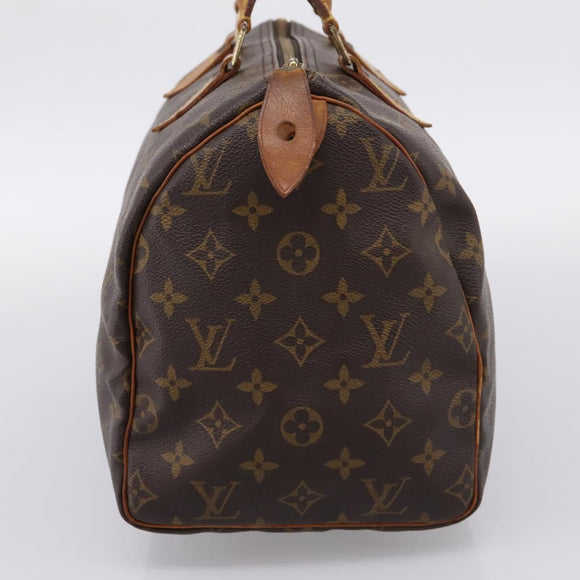 LOUIS VUITTON Monogram Speedy 30 Hand Bag M41526 LV Auth 204119