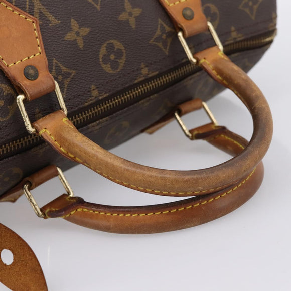 LOUIS VUITTON Monogram Speedy 30 Hand Bag M41526 LV Auth 204119