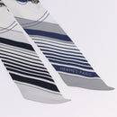 HERMES Twilly Scarf ""EX-LIBRIS"" Silk Navy Blue Auth 204125M-2