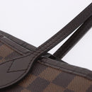 LOUIS VUITTON Damier Ebene Neverfull MM Tote Bag N51105 LV Auth 204128V-19