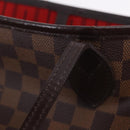 LOUIS VUITTON Damier Ebene Neverfull MM Tote Bag N51105 LV Auth 204128V-20