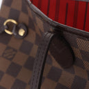 LOUIS VUITTON Damier Ebene Neverfull MM Tote Bag N51105 LV Auth 204128V-21