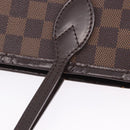 LOUIS VUITTON Damier Ebene Neverfull MM Tote Bag N51105 LV Auth 204128V-22