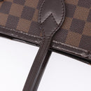 LOUIS VUITTON Damier Ebene Neverfull MM Tote Bag N51105 LV Auth 204128V-23