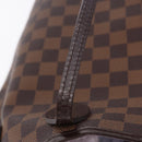 LOUIS VUITTON Damier Ebene Neverfull MM Tote Bag N51105 LV Auth 204128V-9