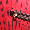 LOUIS VUITTON Damier Ebene Neverfull MM Tote Bag N51105 LV Auth 204128V-31