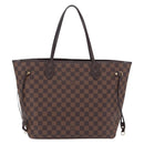 LOUIS VUITTON Damier Ebene Neverfull MM Tote Bag N51105 LV Auth 204128V-2